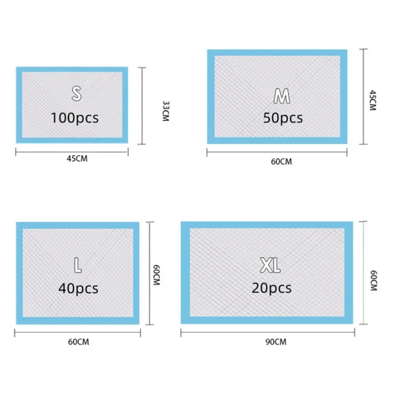 Tapis couche d’hygiène absorbant jetable