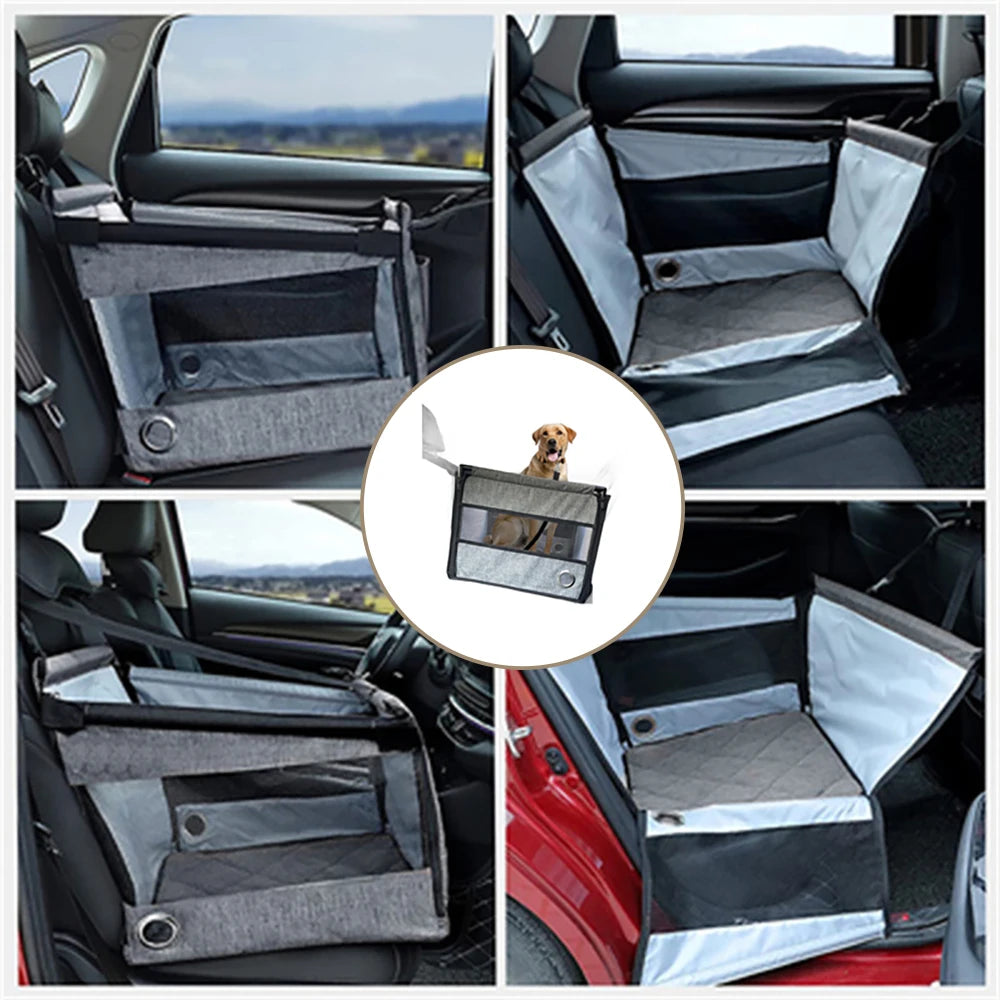 Siège auto pour chien sécurisé