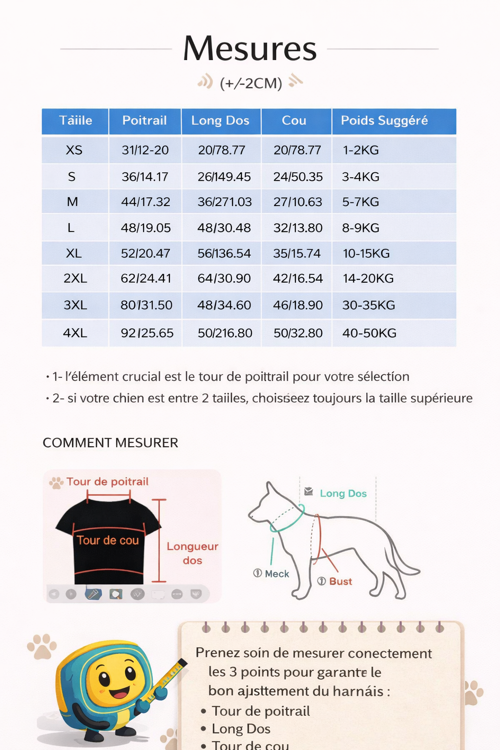 Imperméable léger et réglable