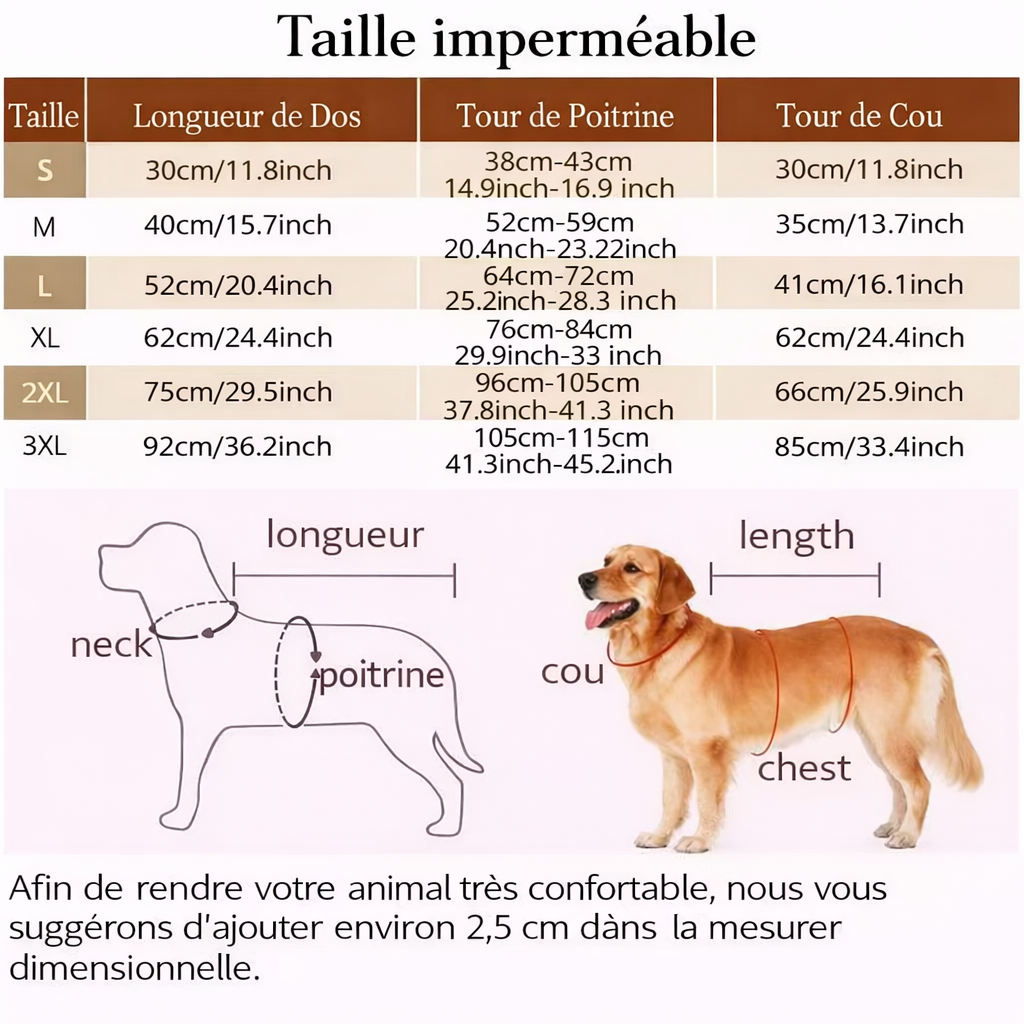 Imperméable à capuche avec bandes réfléchissantes