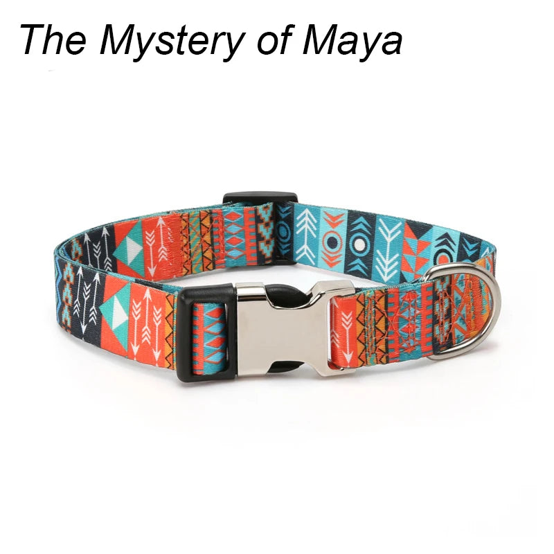 Collier ajustable motif forêt