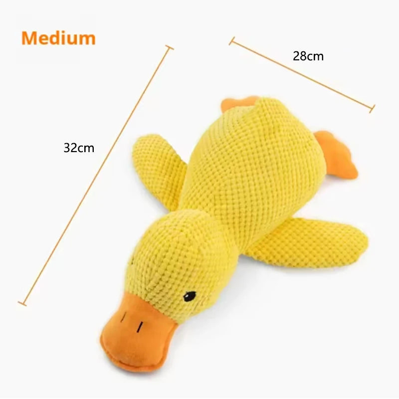 Peluche canard résistante et sonore