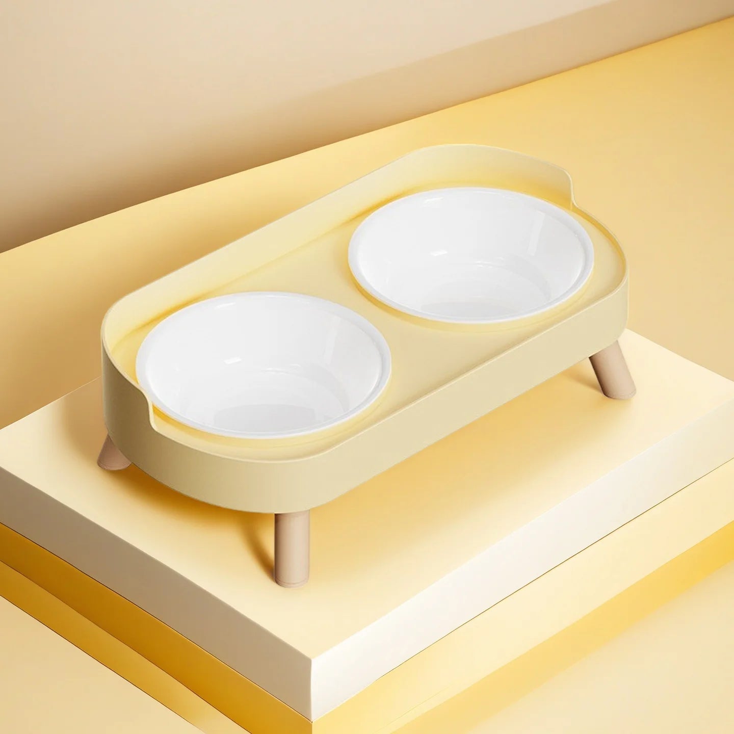 Mangeoire surélevée avec bols