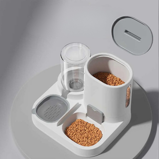Distributeur d’eau et de nourriture 2-en-1