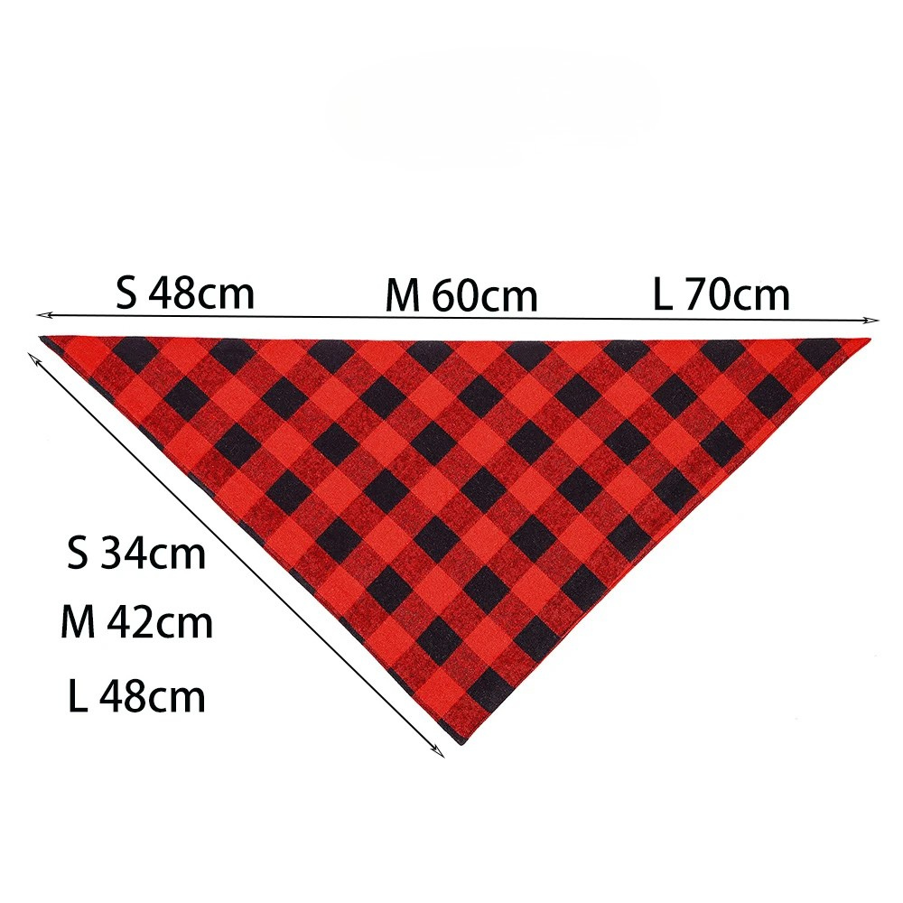 Bandana lavable triangulaire en coton